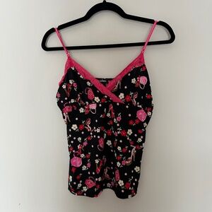 Girly Printed Cami Top